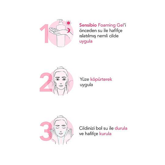 Bioderma Sensibio Foaming Gel Hassas ve Normal Ciltler Misel Yüz Temizleme Jeli 200 ml - 4