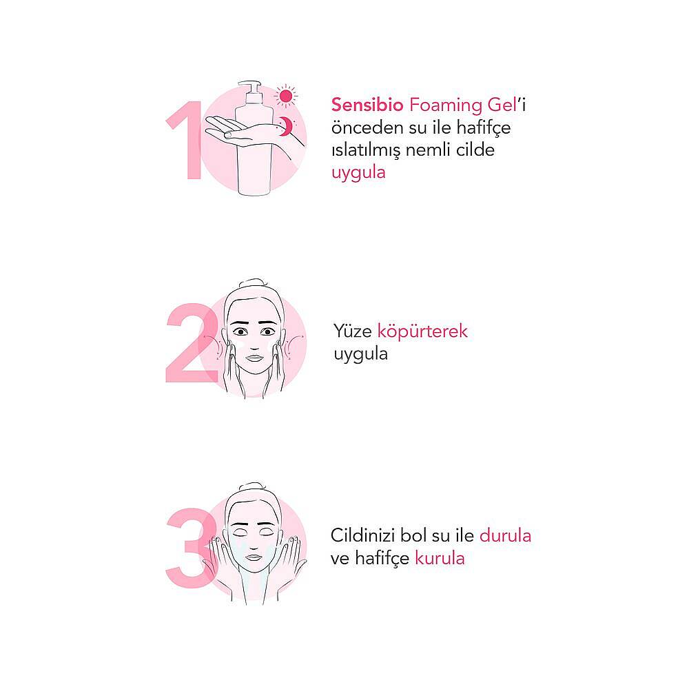 Bioderma Sensibio Foaming Gel Hassas ve Normal Ciltler Misel Yüz Temizleme Jeli 200 ml - 4