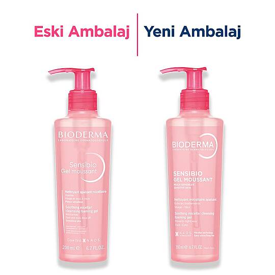 Bioderma Sensibio Foaming Gel Hassas ve Normal Ciltler Misel Yüz Temizleme Jeli 200 ml - 2