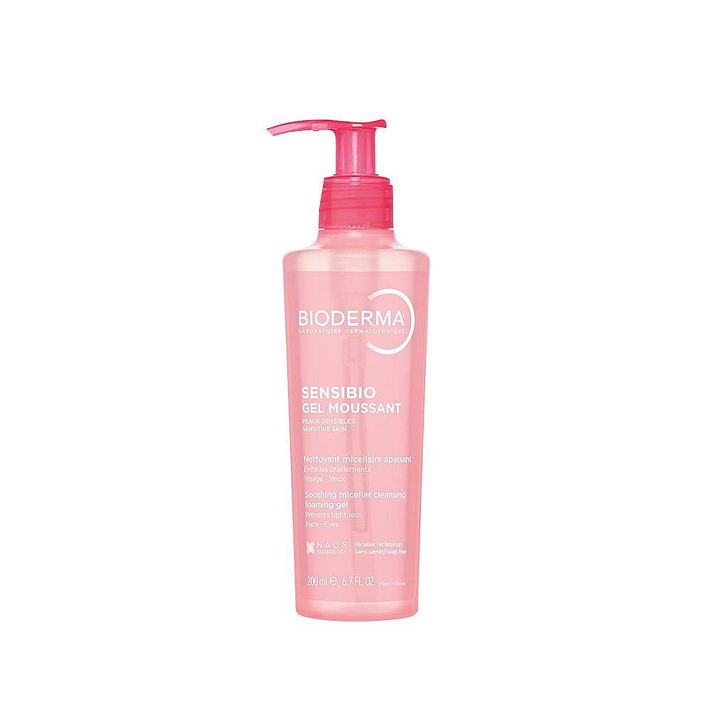 Bioderma Sensibio Foaming Gel Hassas ve Normal Ciltler Misel Yüz Temizleme Jeli 200 ml - 1