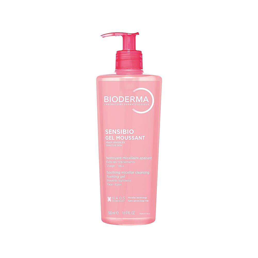 Bioderma Sensibio Foaming Gel Hassas ve Normal Ciltler Misel Yüz Temizleme Jeli 500 ml - 1