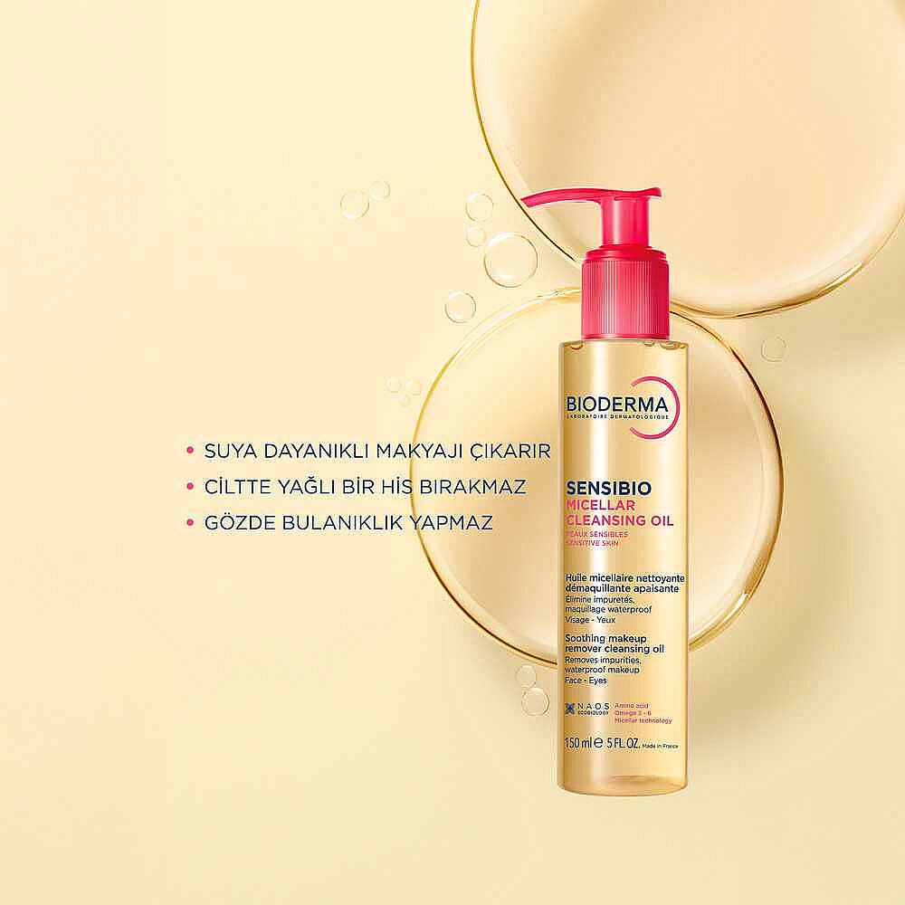 Bioderma Sensibio Micellar Cleansing Oil Misel Yüz Temizleme Yağı 150 ml - 7