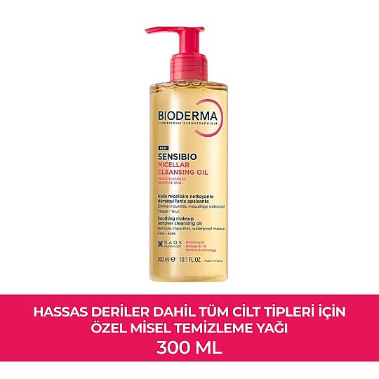 Bioderma Sensibio Micellar Cleansing Oil Misel Yüz Temizleme Yağı 300 ml - 2