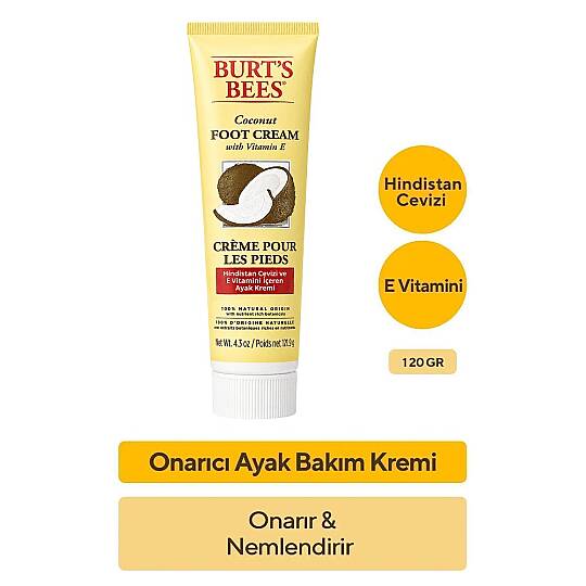 Burt's Bees Hindistan Cevizli Ayak Kremi 120 g - 2