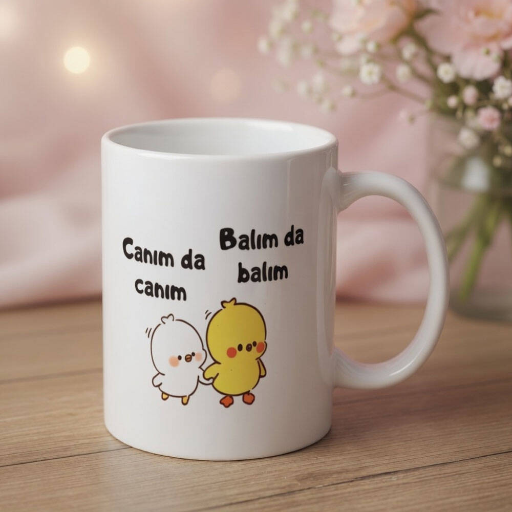 Canım Da Canım Balım Da Balım Tasarımlı Kupa Bardak - 1