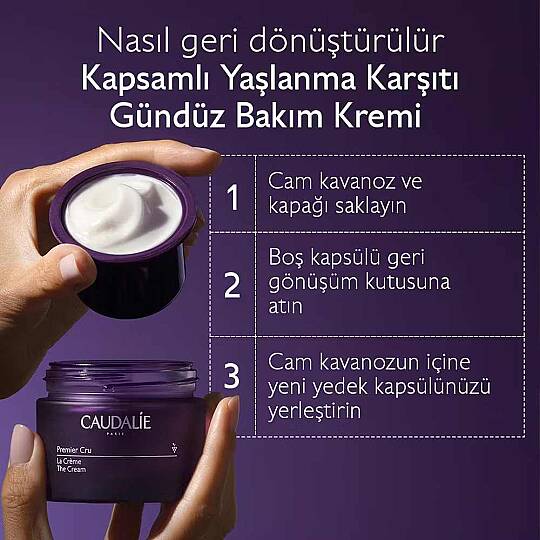 Caudalie Premier Cru Kapsamlı Yaşlanma Karşıtı Yoğun Bakım Kremi Yedek Kapsül 50 ml - 2