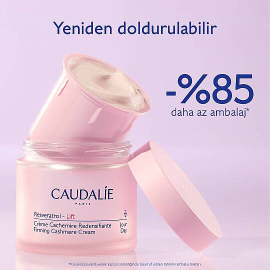 Caudalie Resveratrol-Lift Sıkılaştırıcı Etkili Kaşmir Gündüz Bakım Kremi Yedek Kapsül 50 ml - 3