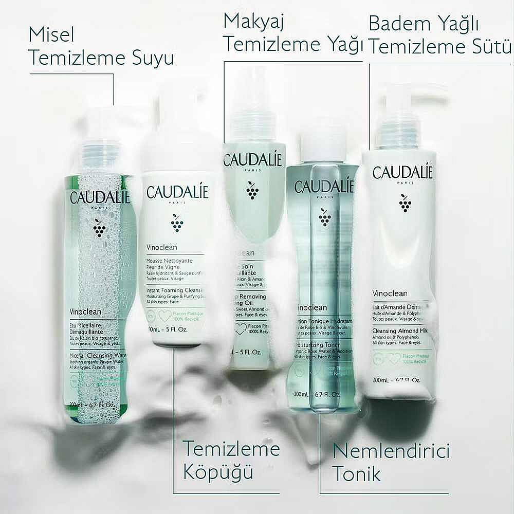 Caudalie Vinoclean Badem Yağlı Temizleme Sütü 100 ml - 4