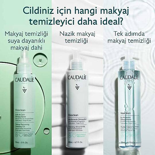 Caudalie Vinoclean Badem Yağlı Temizleme Sütü 200 ml - 10
