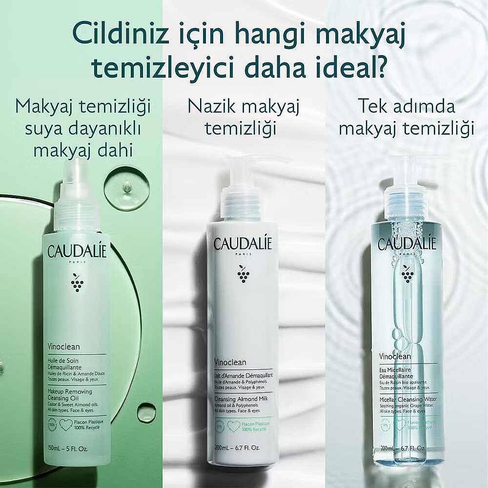 Caudalie Vinoclean Badem Yağlı Temizleme Sütü 200 ml - 10