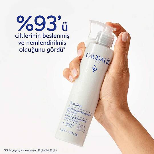 Caudalie Vinoclean Badem Yağlı Temizleme Sütü 200 ml - 3