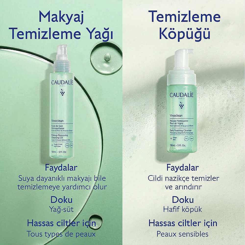 Caudalie Vinoclean Makyaj Temizleme Yağı 150 ml - 7