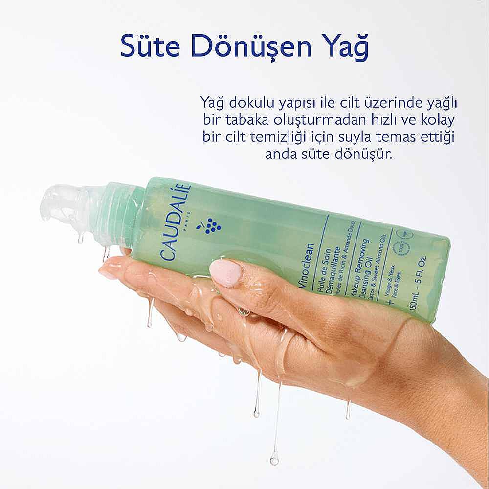 Caudalie Vinoclean Makyaj Temizleme Yağı 150 ml - 5
