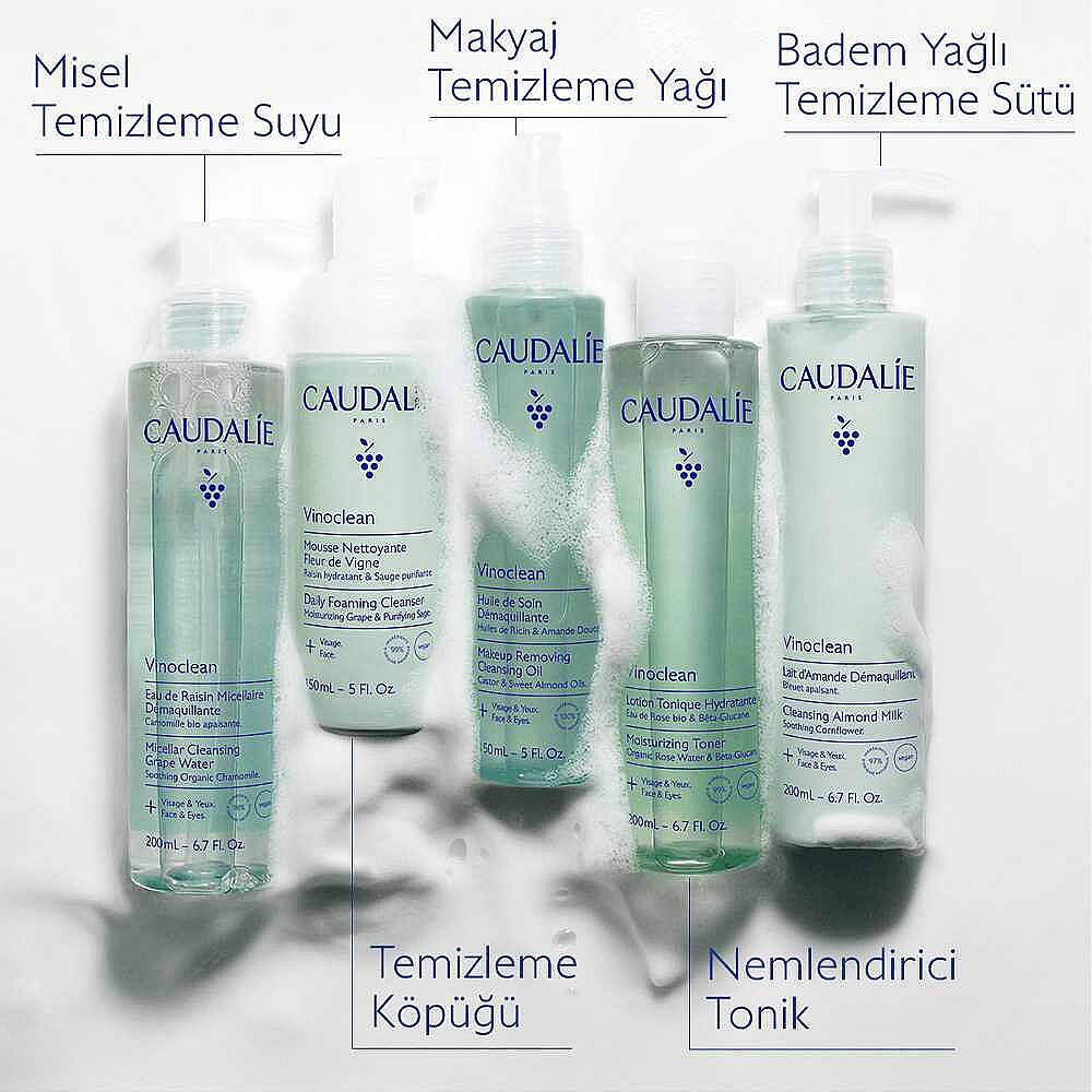 Caudalie Vinoclean Üzümlü Misel Yüz Temizleme Suyu 100 ml - 6