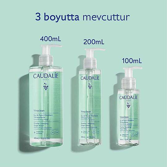 Caudalie Vinoclean Üzümlü Misel Yüz Temizleme Suyu 100 ml - 5