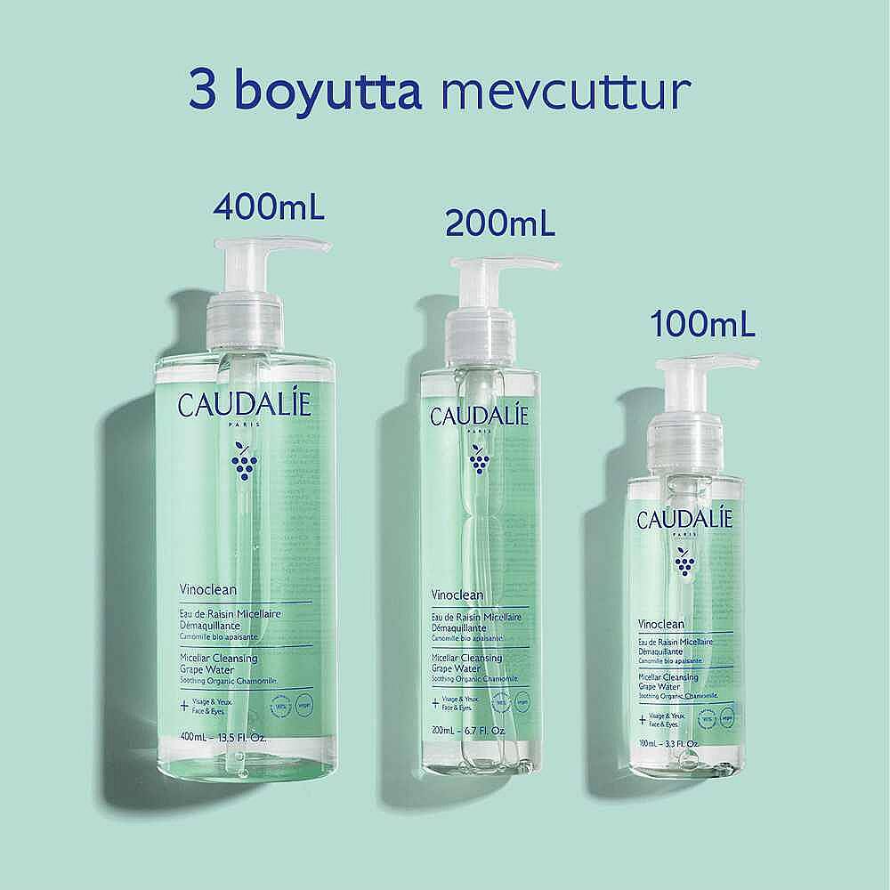 Caudalie Vinoclean Üzümlü Misel Yüz Temizleme Suyu 100 ml - 5