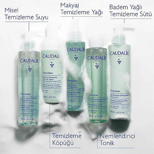 Caudalie Vinoclean Üzümlü Misel Yüz Temizleme Suyu 200 ml - 9