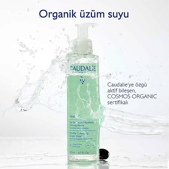Caudalie Vinoclean Üzümlü Misel Yüz Temizleme Suyu 200 ml - 4