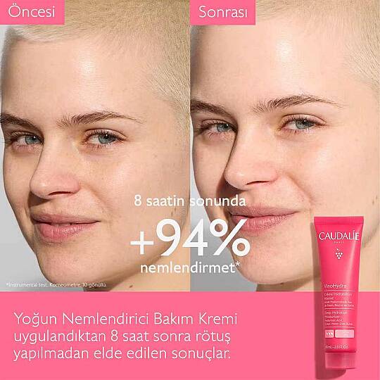 Caudalie VinoHydra Deep Hydration Moisturizer Yoğun Nemlendirici Bakım Kremi 60 ml - 10