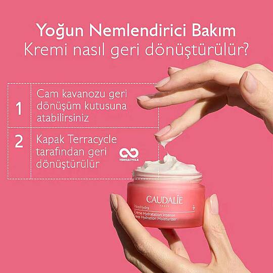 Caudalie VinoHydra Deep Hydration Moisturizer Yoğun Nemlendirici Bakım Kremi 60 ml - 3