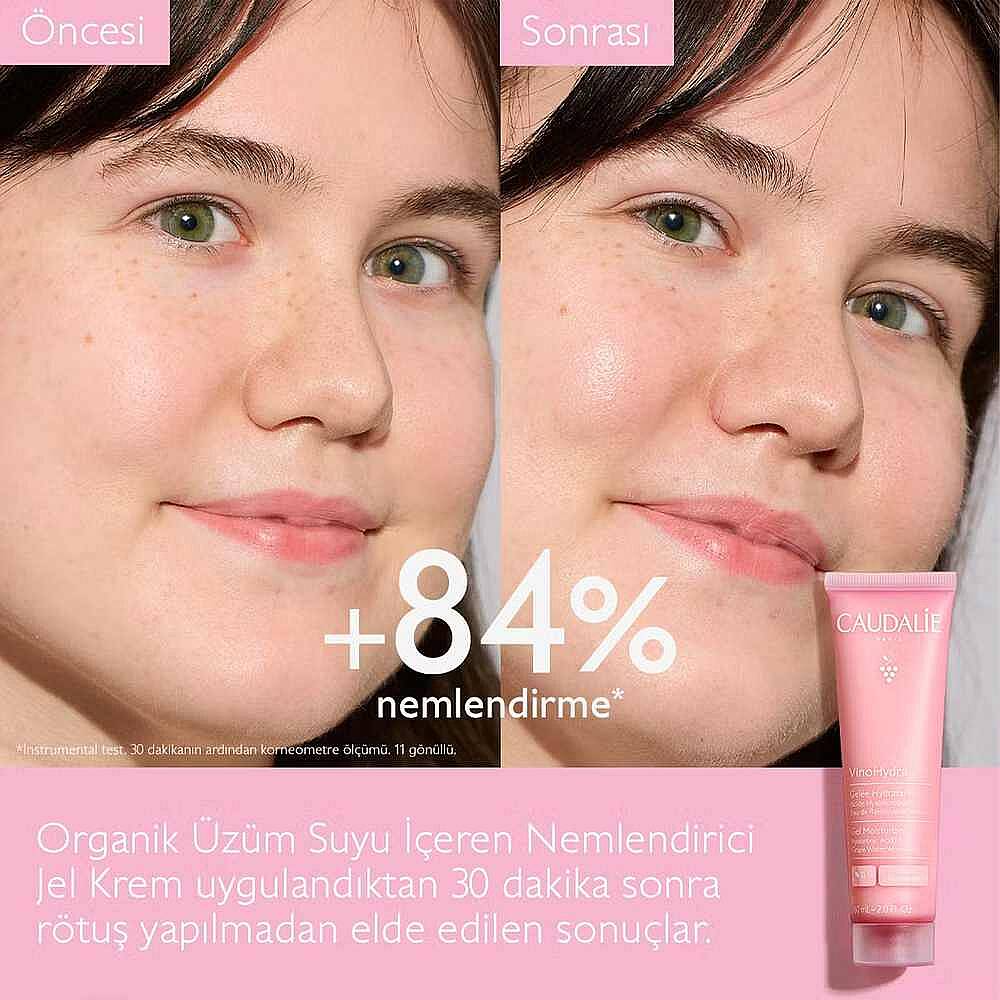 Caudalie VinoHydra Gel Moisturizer Nemlendirici Jel 60 ml - 8