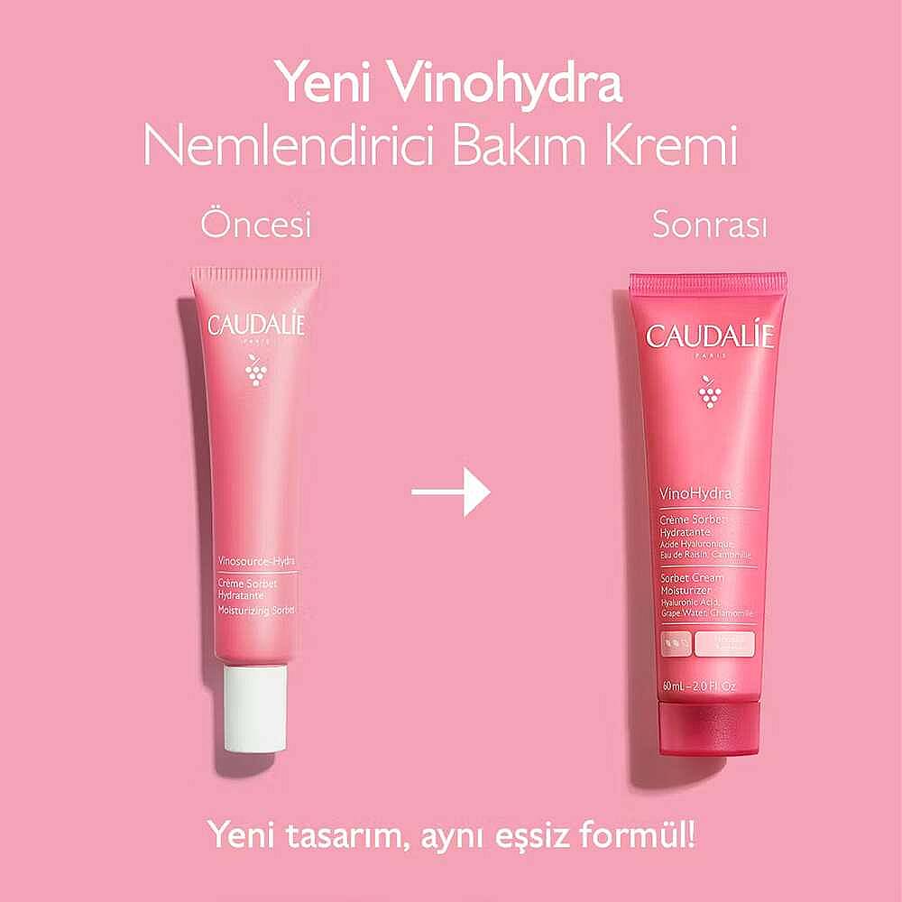 Caudalie VinoHydra Sorbet Cream Moisturizer Nemlendirici Bakım Kremi 60 ml - 5