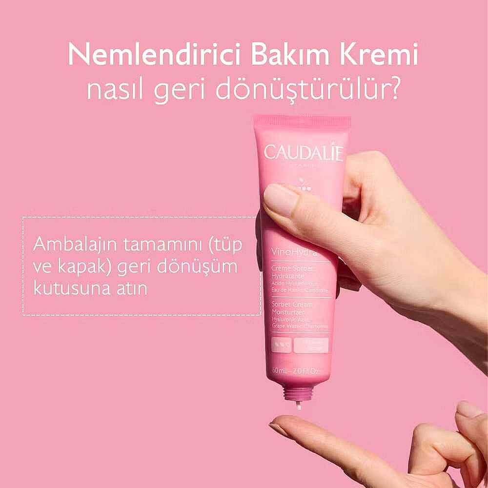 Caudalie VinoHydra Sorbet Cream Moisturizer Nemlendirici Bakım Kremi 60 ml - 2