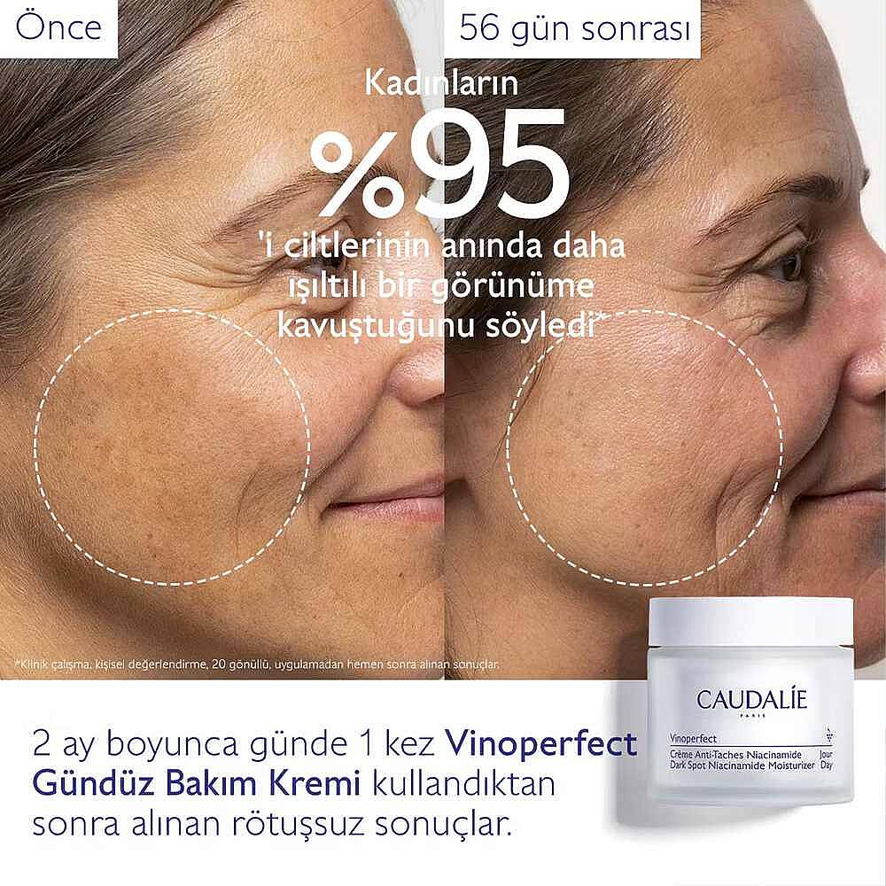 Caudalie Vinoperfect Dark Spot Anında Işıltı Veren Gündüz Bakım Kremi Yedek Kapsül 50 ml - 5