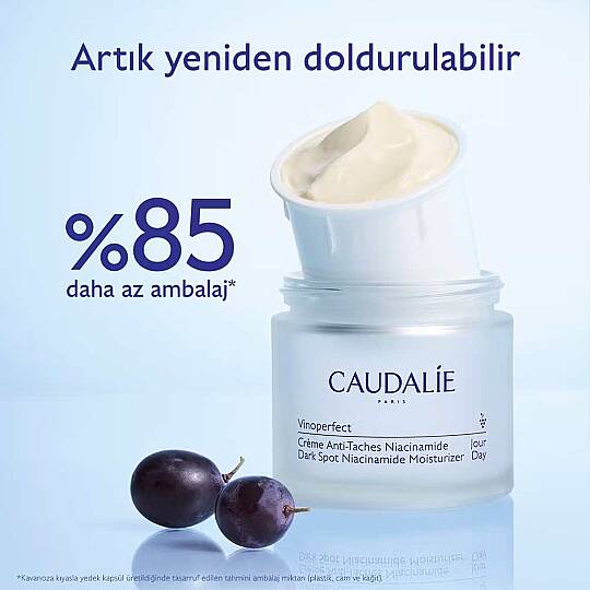 Caudalie Vinoperfect Dark Spot Anında Işıltı Veren Gündüz Bakım Kremi Yedek Kapsül 50 ml - 2