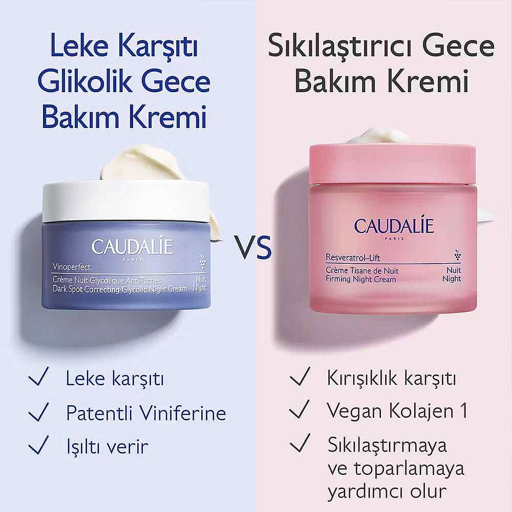 Caudalie Vinoperfect Dark Spot Leke Karşıtı Glikolik Gece Bakım Kremi 50 ml - 3