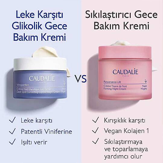 Caudalie Vinoperfect Dark Spot Leke Karşıtı Glikolik Gece Bakım Kremi Yedek Kapsül 50 ml - 4