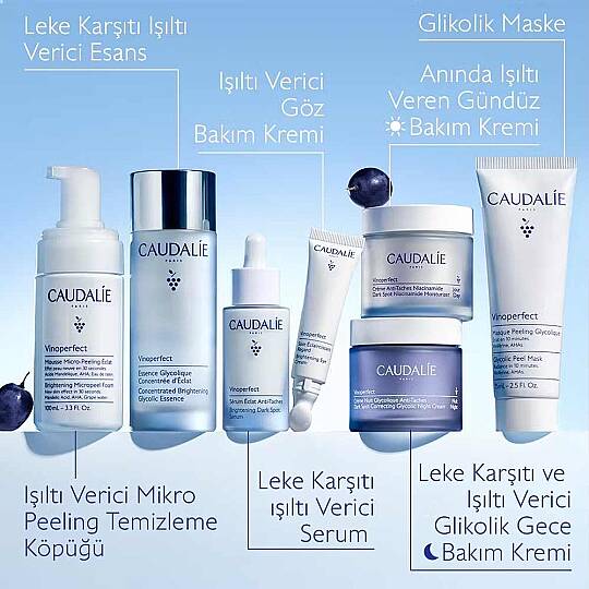 Caudalie Vinoperfect Dark Spot Leke Karşıtı Glikolik Gece Bakım Kremi Yedek Kapsül 50 ml - 3