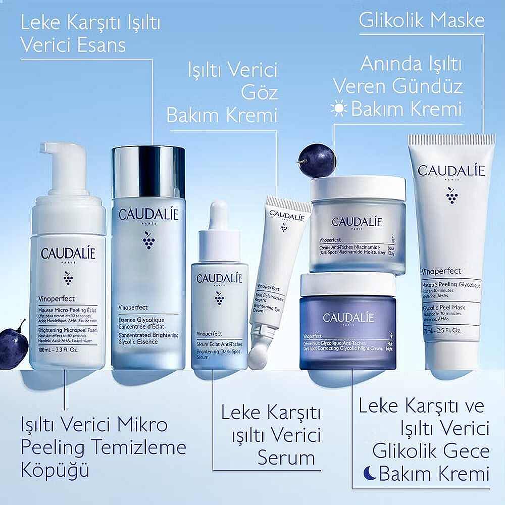 Caudalie Vinoperfect Dark Spot Leke Karşıtı Glikolik Gece Bakım Kremi Yedek Kapsül 50 ml - 3