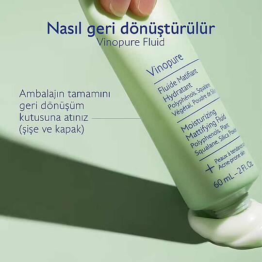 Caudalie Vinopure Matlaştırıcı Fluid Krem 60 ml - 2