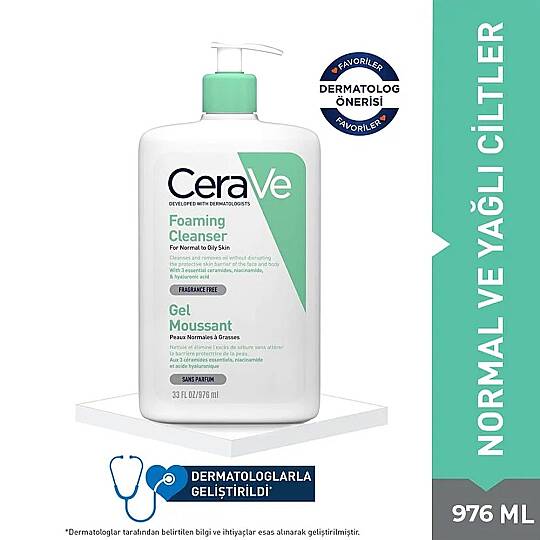 CeraVe Köpüren Temizleyici 976 ml - 3