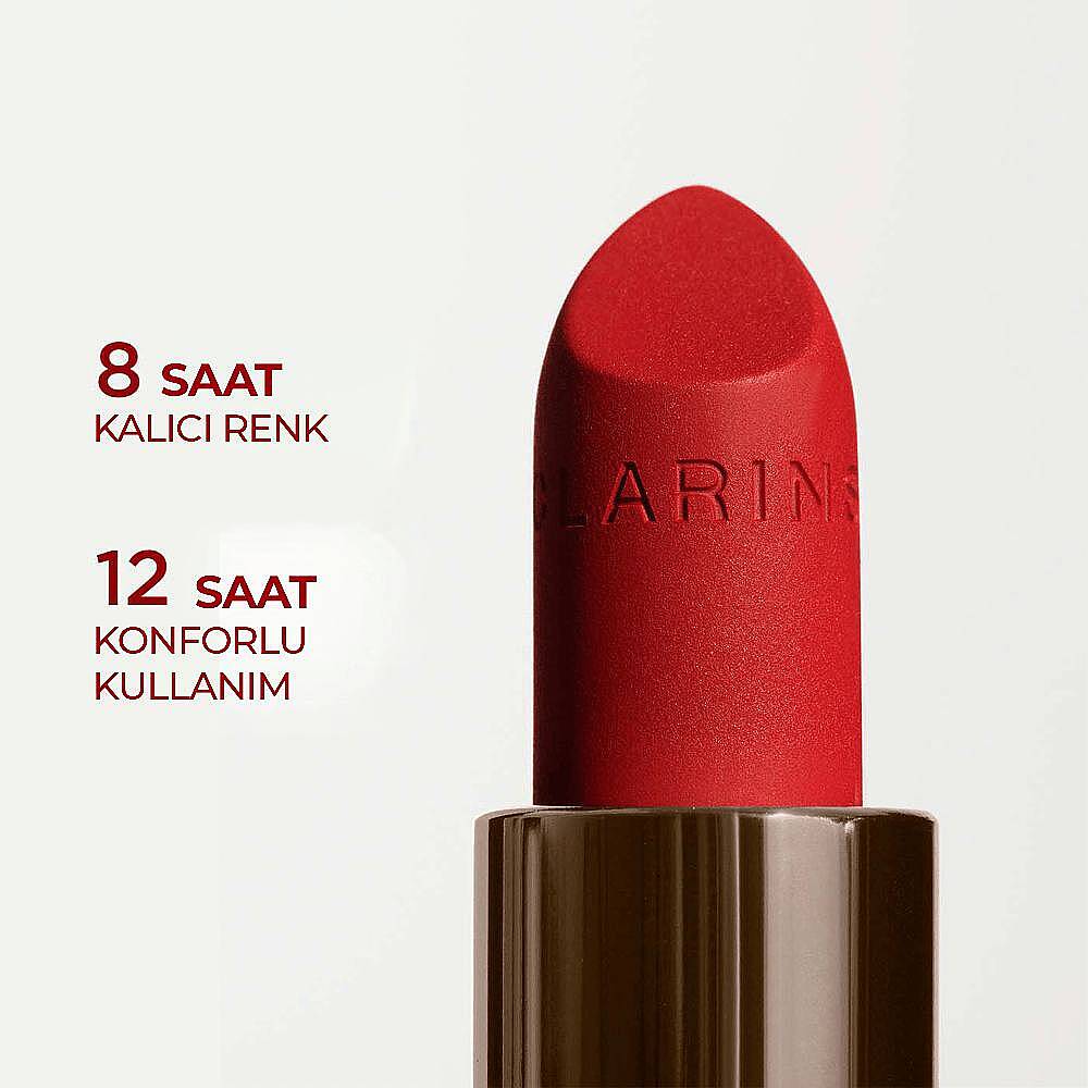 Clarins Joli Rouge Velvet Ruj 795V Chesnut - 4