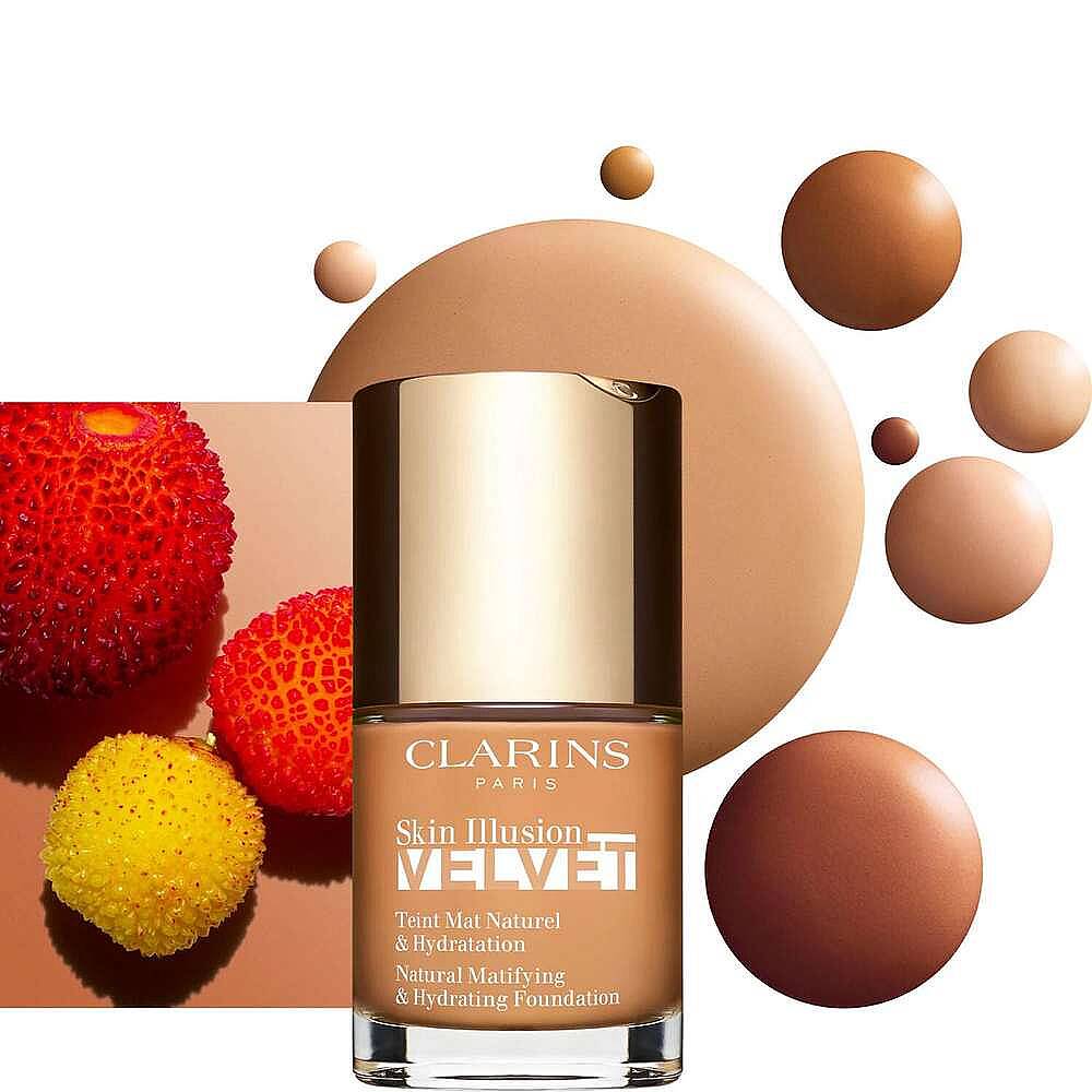 Clarins Skin Illusion Velvet Fondöten 105N Nude 30 ml - 3
