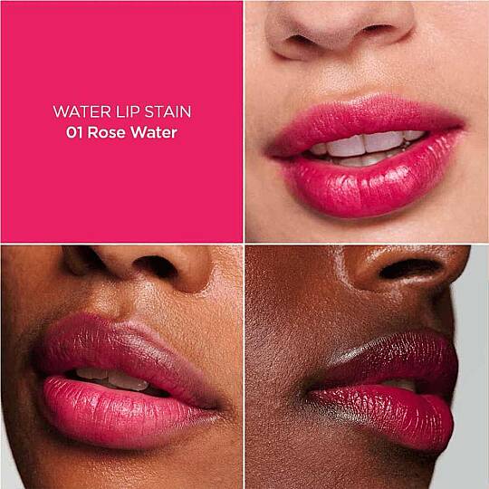 Clarins Water Lip Stain Dudak Parlatıcı 01 Rose Water 7 ml - 6
