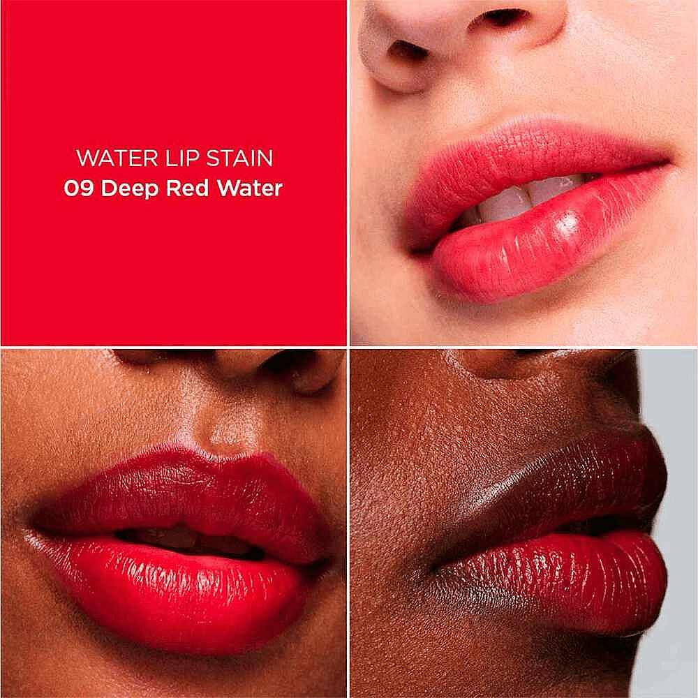 Clarins Water Lip Stain Dudak Parlatıcı 9 Deep Red Water 7 ml - 6