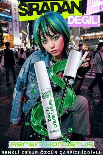 Dare To Color Lashes Renkli Maskara