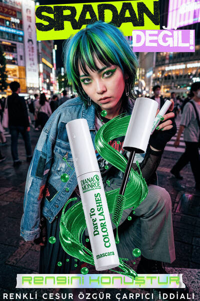 Dare To Color Lashes Renkli Maskara - 1
