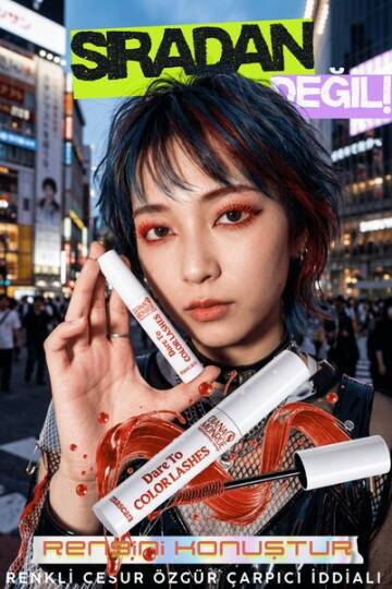 Dare To Color Lashes Renkli Maskara