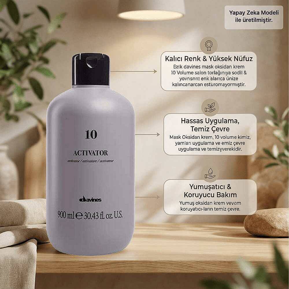 Davines Mask Oksidan Krem 10 Volume 900 ml - 4