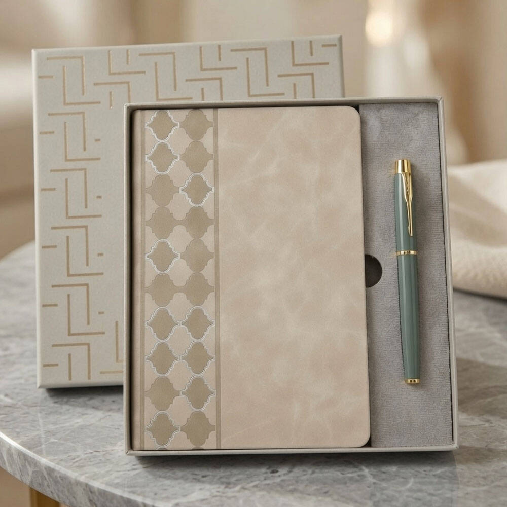 Deri Defter Ve Kalem Set - 1