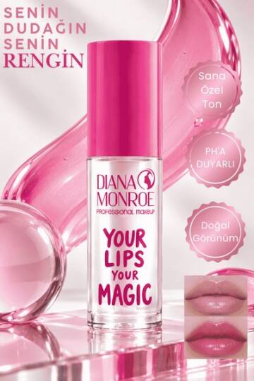 Diana Monroe Magic Lipgloss - Renk Değiştiren Parlatıcı