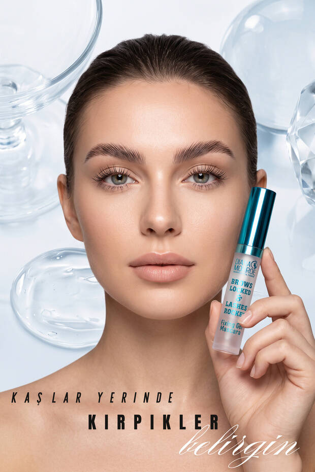 Diana Monroe Şeffaf Kaş & Kirpik Sabitleyici Jel - 2