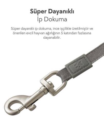 Dogness R06 Otomatik Kedi Köpek Gezdirme Tasması 5.5 Metre Kırmızı (R06-5+R) - 3