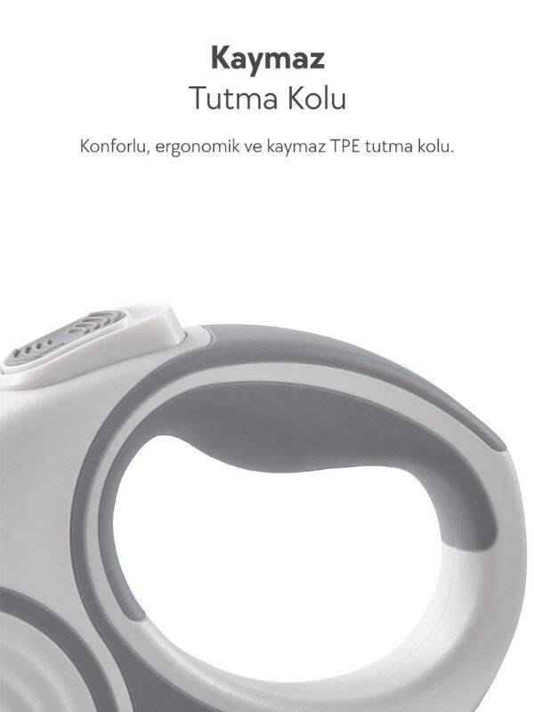 Dogness R06 Otomatik Kedi Köpek Gezdirme Tasması 5.5 Metre Kırmızı (R06-5+R) - 2
