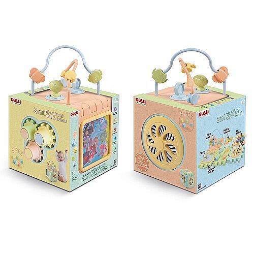 DOLU TOY FACTORY Oyuncak 2in1 Eğitici Kup ve Puzzle - 2