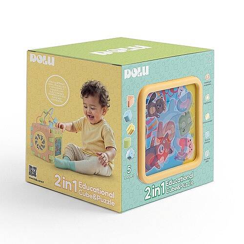 DOLU TOY FACTORY Oyuncak Educational Cube & Puzzle - 2